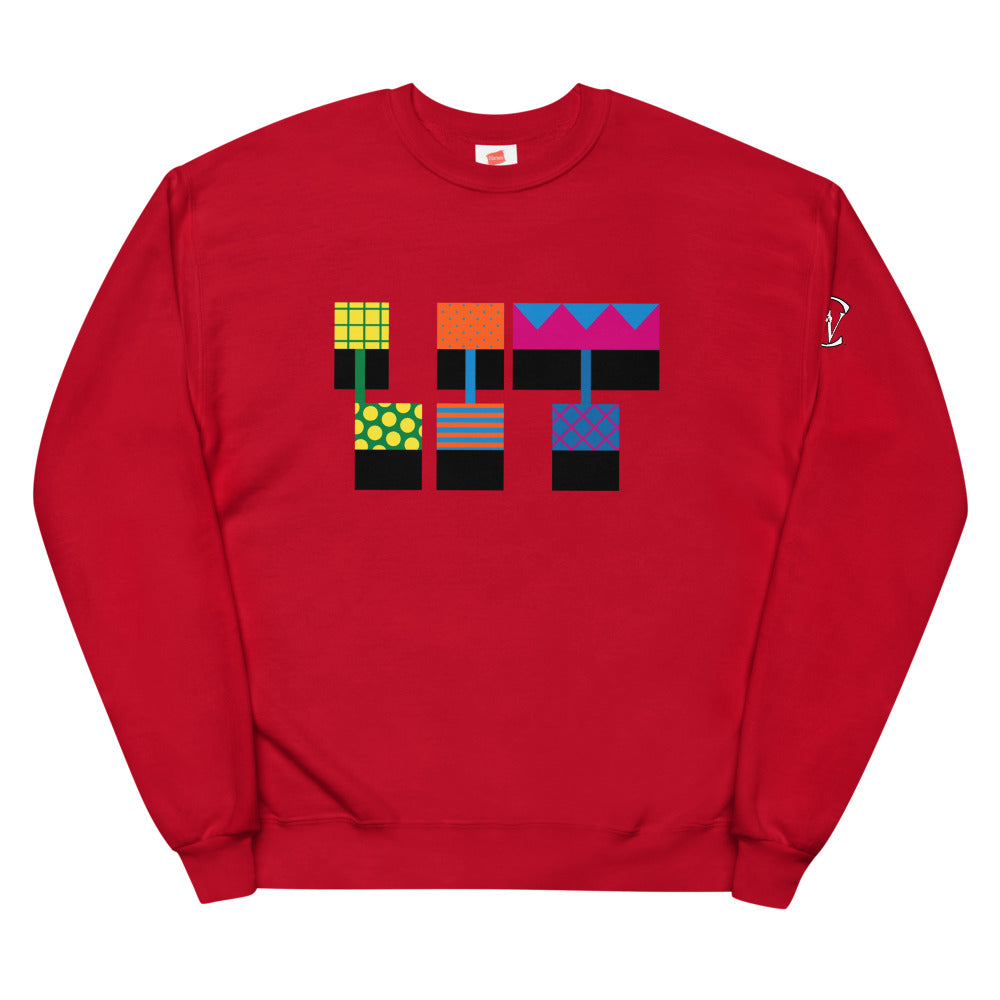 Unisex fleece sweatshirt